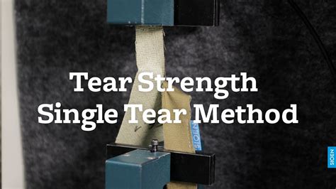 tear initiation strength test